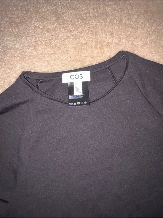 COS Tops - COS Black Long Sleeve Crewneck Top
